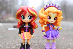 Size: 6000x4000 | Tagged: safe, artist:artofmagicpoland, adagio dazzle, sunset shimmer, equestria girls, doll, equestria girls minis, female, lesbian, shipping, sunsagio, toy