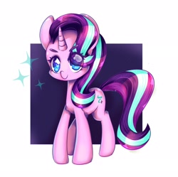 Size: 2420x2413 | Tagged: safe, artist:panacee_chan, starlight glimmer, pony, unicorn, eyebrows, solo