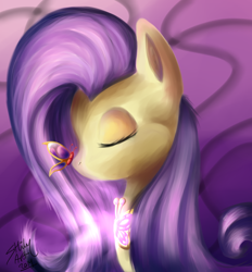 Size: 754x814 | Tagged: safe, artist:xbaz0uk4x, fluttershy, pegasus, pony, cute, element of kindness, painting, solo