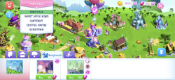 Size: 2436x1125 | Tagged: safe, flam, starlight glimmer, pony, gameloft, gem, mine