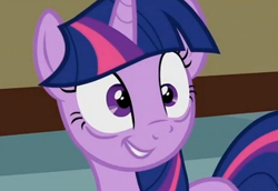 Size: 540x372 | Tagged: safe, derpibooru import, screencap, twilight sparkle, swarm of the century, insanity, solo