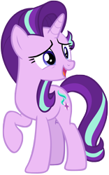 Size: 5174x8299 | Tagged: safe, artist:andoanimalia, starlight glimmer, pony, unicorn, the end in friend, absurd resolution, female, open mouth, simple background, solo, transparent background, vector