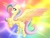 Size: 1280x985 | Tagged: safe, artist:arcadianphoenix, fluttershy, pegasus, pony, female, mare, rainbow power, solo