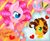 Size: 2444x1991 | Tagged: safe, artist:xxpaulathewolf200xx, cheese sandwich, pinkie pie, earth pony, pony, blushing, cheesepie, female, heart, male, shipping, smiling, straight, thought bubble