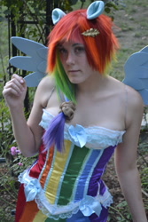 Size: 2304x3456 | Tagged: safe, artist:tenshi-cosplay, derpibooru import, rainbow dash, human, cosplay, irl, irl human, photo