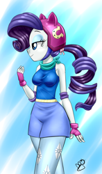 Size: 500x852 | Tagged: safe, artist:pia-sama, rarity, equestria girls, friendship games, armpits, solo