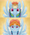 Size: 1920x2160 | Tagged: safe, artist:dimwitdog, derpibooru import, edit, rainbow dash, pegasus, pony, bedroom eyes, floppy ears, grin, lip bite, looking at you, mirrored, mischievous, smiling, solo, spread wings, unitinu, wat, wingboner