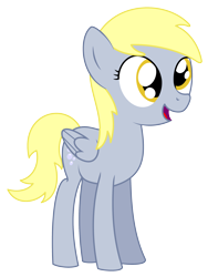 Size: 2100x2800 | Tagged: safe, artist:peternators, derpy hooves, cute, derpabetes, simple background, solo, teenage derpy hooves, teenager, transparent background, vector, younger