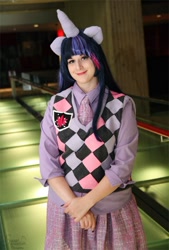 Size: 500x741 | Tagged: safe, artist:pockyprincessdarcy, derpibooru import, twilight sparkle, human, cosplay, irl, irl human, photo, solo