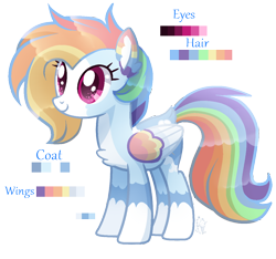 Size: 1108x1039 | Tagged: safe, artist:sugaryicecreammlp, derpibooru import, rainbow dash, pegasus, pony, alternate design, colored pupils, reference sheet, simple background, solo, transparent background