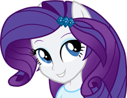 Size: 819x633 | Tagged: safe, artist:luchita27, rarity, equestria girls, ponied up, pony ears, solo