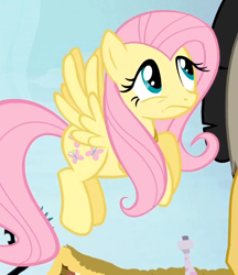 Size: 618x715 | Tagged: safe, screencap, fluttershy, pegasus, pony, princess twilight sparkle (episode), female, mare, solo