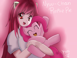 Size: 1600x1200 | Tagged: safe, artist:kmitangol, pinkie pie, earth pony, pony, crossover, elfen lied, nyu