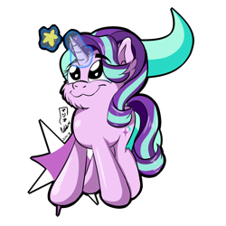 Size: 2000x2000 | Tagged: safe, artist:viejillox64art, starlight glimmer, pony, unicorn, cute, glimmerbetes, solo, sticker