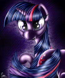 Size: 1920x2300 | Tagged: safe, artist:sycoartworks, derpibooru import, twilight sparkle, bust, portrait, solo