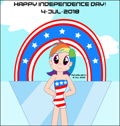 Size: 3500x3679 | Tagged: safe, artist:michaelsety, derpibooru import, rainbow dash, human, 4th of july, holiday, humanized