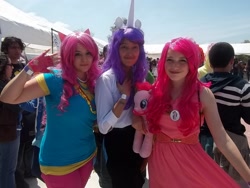 Size: 1280x960 | Tagged: safe, artist:neko-delia, pinkie pie, rarity, human, cosplay, irl, irl human, photo