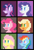 Size: 280x416 | Tagged: safe, artist:liracrown, derpibooru import, applejack, fluttershy, pinkie pie, rainbow dash, rarity, twilight sparkle, earth pony, pegasus, pony, unicorn, mane six, pixel art, simple