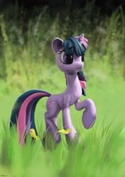 Size: 848x1200 | Tagged: safe, artist:distoorted, derpibooru import, twilight sparkle, digital art, sculpture, solo