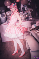 Size: 1867x2800 | Tagged: safe, artist:allycosplay, pinkie pie, human, cosplay, irl, irl human, photo, solo