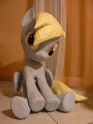 Size: 2112x2816 | Tagged: safe, artist:znegil, derpy hooves, pegasus, pony, craft, female, irl, mare, papercraft, photo, solo