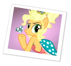 Size: 857x792 | Tagged: safe, artist:pixelkitties, applejack, earth pony, pony, simple ways, applejack loves chaurus eggs, applejewel, chaurus, skyrim, solo, the elder scrolls