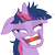 Size: 2400x2400 | Tagged: safe, artist:foxtail8000, derpibooru import, twilight sparkle, derp, faic, hurr, insanity, solo, svg, twilight snapple, wat