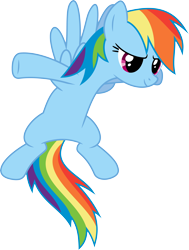 Size: 4800x6360 | Tagged: safe, artist:skie-vinyl, derpibooru import, rainbow dash, pegasus, pony, absurd resolution, simple background, smirk, solo, spread wings, svg, transparent background, vector