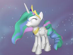 Size: 761x574 | Tagged: safe, artist:darth-silas, princess celestia, alicorn, pony, 3d, 3d pony creator, big smile, cheerful, cute, happy, pony creator 3d, ponylumen, smiling