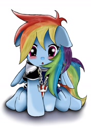 Size: 1240x1754 | Tagged: safe, artist:alesarox, derpibooru import, rainbow dash, pegasus, pony, cute, dashabetes, kingdom hearts