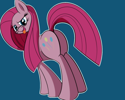 Size: 1280x1024 | Tagged: safe, pinkie pie, earth pony, pony, glasses, pinkamena diane pie, plot, solo, tongue out