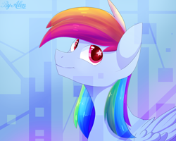 Size: 1500x1200 | Tagged: safe, artist:gnidagovnida, derpibooru import, rainbow blitz, rainbow dash, pegasus, pony, rule 63, solo