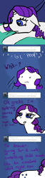 Size: 500x2000 | Tagged: safe, artist:artylovr, rarity, pony, unicorn, alternate hairstyle, brain-swapped rarity, tumblr, tumblrbot