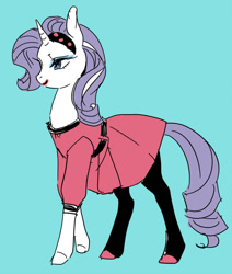 Size: 594x700 | Tagged: safe, artist:pasikon, rarity, pony, unicorn, female, horn, mare, white coat