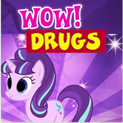 Size: 288x288 | Tagged: safe, edit, starlight glimmer, pony, unicorn, dilated pupils, implied drug use, meme, no catchlights, sunburst background, wow! glimmer