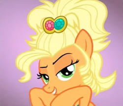 Size: 500x432 | Tagged: safe, screencap, applejack, earth pony, pony, simple ways, applejewel, solo