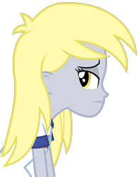 Size: 2569x3275 | Tagged: safe, artist:sketchmcreations, derpy hooves, equestria girls, legend of everfree, bored, side view, simple background, solo, transparent background, vector