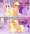 Size: 640x720 | Tagged: safe, applejack, fluttershy, twilight sparkle, twilight sparkle (alicorn), alicorn, earth pony, pegasus, pony, simple ways, caption, female, futurama, image macro, laughing, mare, meme, oh wait you're serious, reaction image, roflbot, wavy mouth