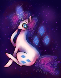 Size: 1656x2118 | Tagged: safe, artist:vetallie, rarity, pony, unicorn, female, horn, mare, solo, white coat