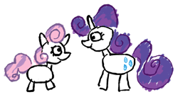 Size: 1024x562 | Tagged: safe, artist:wissle, rarity, sweetie belle, pony, unicorn, drawing, female, filly, mare, sisters