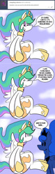 Size: 576x1814 | Tagged: safe, artist:pembroke, princess celestia, princess luna, alicorn, pony, bottom heavy, stickluna, sunbutt, thiklestia