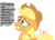 Size: 595x434 | Tagged: safe, artist:izzahart, applejack, earth pony, pony, bronybait, crying, sad, solo