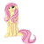 Size: 2000x2000 | Tagged: safe, artist:roseruby, fluttershy, pegasus, pony, female, mare, pink mane, solo, yellow coat