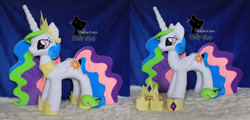 Size: 1024x492 | Tagged: safe, artist:wolly, princess celestia, irl, photo, plushie