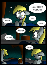 Size: 572x789 | Tagged: safe, artist:neoncabaret, derpy hooves, pegasus, pony, comic:derpy's wish, comic, female, mare, solo