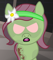 Size: 540x610 | Tagged: safe, artist:teschke, screencap, fluttershy, pegasus, pony, zombie, zombie pony, solo