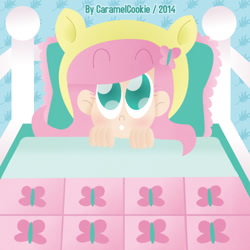 Size: 500x500 | Tagged: safe, artist:caramelcookie, fluttershy, human, baby, humanized, solo