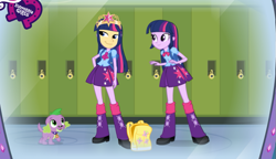 Size: 817x471 | Tagged: safe, derpibooru import, flash sentry, spike, twilight sparkle, dog, equestria girls, become an equestria girl, equestria girls logo, exploitable meme, flash sentry savior of the universe, meme, spike the dog, waifu, waifu thief