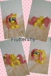 Size: 640x960 | Tagged: safe, fluttershy, pegasus, pony, female, mare, pink mane, sculpture, yellow coat