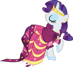 Size: 2828x2569 | Tagged: safe, rarity, pony, unicorn, the best night ever, castle creator, clothes, dress, female, gala dress, glass slipper (footwear), high heels, jewelry, official, shoes, simple background, solo, tiara, transparent background, vector